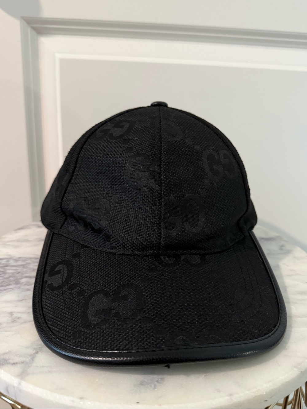 Designer and luxury INSPIRED Black Hat, Used - Amazing Condition
